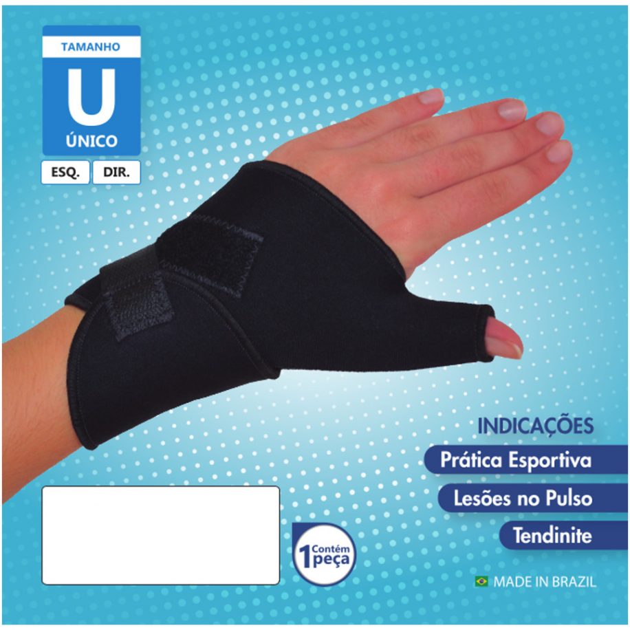 Munhequeira em Neoprene com Polegar – Udine Ortopédicos